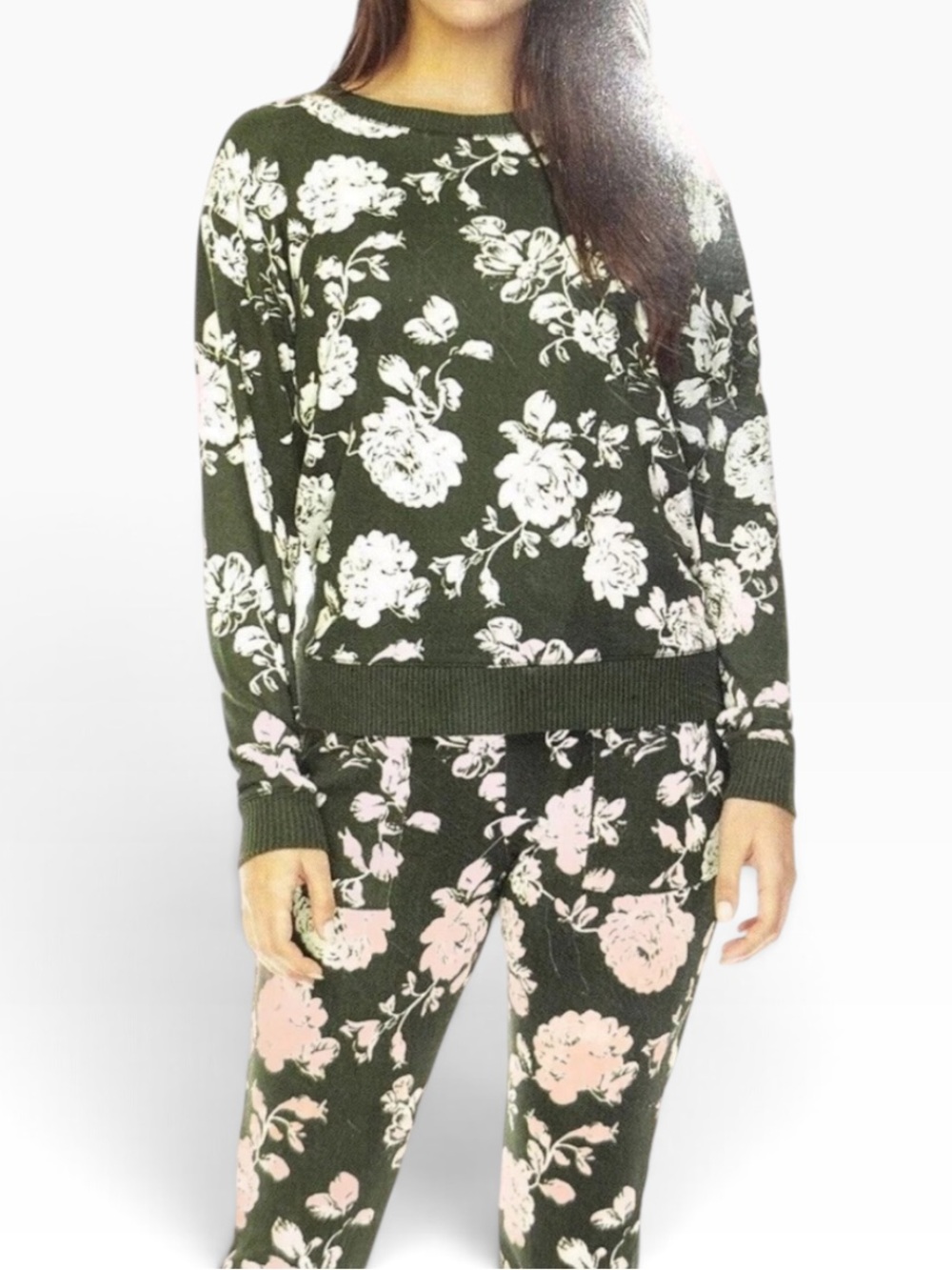 Honeydew Intimates Lounge Set NWOT XS • Floral • Soft Stretch • 2‑Piece Pajamas